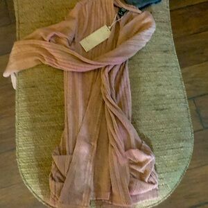 Medium SHEIN rose colored cardigan